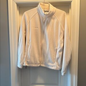 Columbia Soft White Fleece Jacket